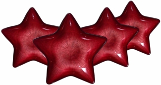 Ritzenhoff & Breker Starlight Teller ø 29 cm 4er Set - Rot - DS