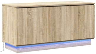 vidaXL TV-Schrank mit LED Sonoma Eiche 100 x 38 x 49 cm Holzwerkstoff 869668