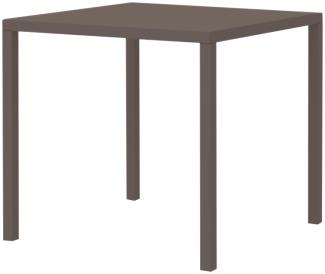 Terrassentisch Quatris 80x80x75 cm bronze BRO