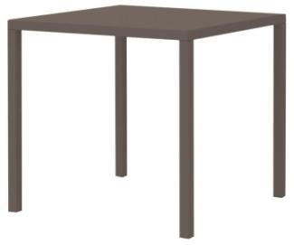 Terrassentisch Quatris 80x80x75 cm bronze BRO