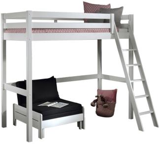 Vipack Hochbett weiß 90x200 cm inkl. Sesselbett