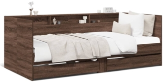 vidaXL Tagesbett mit Schubladen ohne Matratze 100x200 cm 3280845