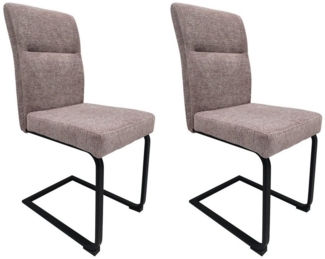 HTI-Living Esszimmerstuhl Schwingstuhl Liron Cappurro 2er-Set (Set, 2 St), Esszimmerstuhl Freischwinger