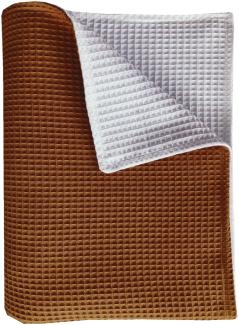 Bink Bedding Pique Bettdecke Caramel 100 x 150 cm