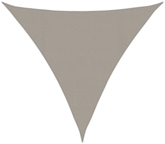 vidaXL Sonnensegel 160 g/m² Dreieckig Hellgrau 4,5x4,5x4,5 m HDPE 4002007