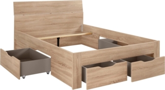 rauch Bett Flexx, inklusive Schubkästen