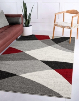 the carpet Teppich Pearl, rechteckig, Höhe: 11 mm, moderner dichter Wohnzimmer Teppich Konturenschnitt