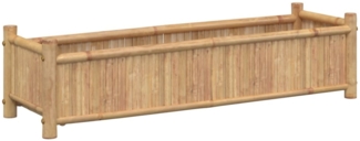 vidaXL Pflanzkübel 100x30x25 cm Bambus 366461