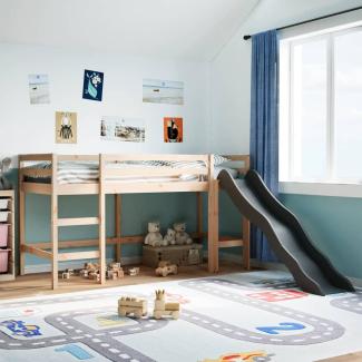 vidaXL Kinderhochbett ohne Matratze 90x190 cm Massivholz Kiefer 853434