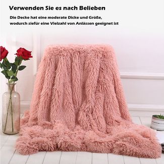 Wohndecke Kuscheldecke Flauschig,Ultraweiche Fleecedecke Leichte Warme Sofadecke, TUWENA, Wohn Kuscheldecke, Gemütliche Couchdecke, Atmungsaktiv & Pflegeleicht