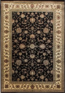 Orient Teppich Martina rechteckig - 300x400 cm - Schwarz