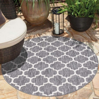 Carpet City Outdoorteppich Outdoor 462, rund, Höhe: 5 mm, UV-beständig, Flachgewebe, auch in quadratischer Form erhältlich