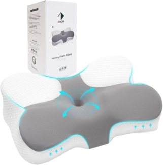 Memory Foam Nackenkissen Orthopädisches Kissen - Ergonomisch & Hautfreundlich