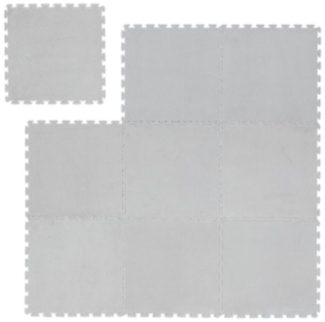 Flauschiger Puzzleteppich im 9er Set