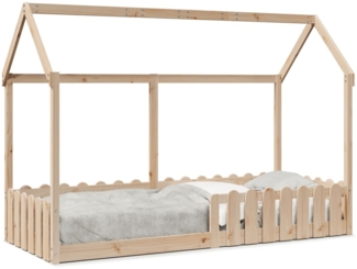 vidaXL Kinderbett Hausbett 80x200 cm Massivholz Kiefer 850689