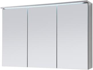 Spiegelschrank >Kirkja< in Titan - 100x68x22,5cm (BxHxT)