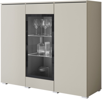 Kommode Doppo 120 (Farbe: Cashmerebeige, ohne Beleuchtung)