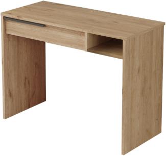 Schminktisch Vesanto 100x45x75 cm Eiche [en. casa]