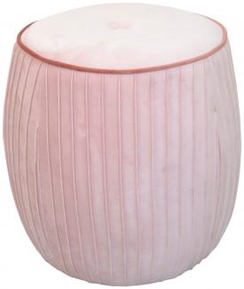 Sitzhocker/-pouf "Fabienne" rose