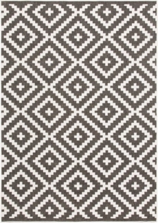 my home Teppich Ronda Wendeteppich, rechteckig, Höhe: 5 mm, Sisal-Optik, Flachgewebe, In- und Outdoor, geometrisches Boho Design