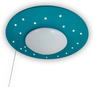 Deckenleuchte Starlight, Petrol