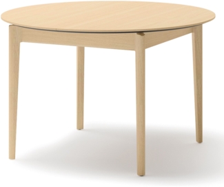 Selsey 'Plot' Esstisch ausziehbar, Helle Eiche-Optik, ca. 75 x 120–240 x 120 cm