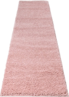 Bruno Banani Läufer Shaggy Soft, rechteckig, Höhe: 30 mm, Läufer, Brücke, gewebt, Uni-Farben, besonders weich