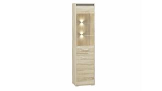 Stylefy Vanesa Vitrine Sonoma Eiche Anthrazit