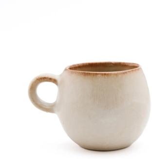 Die Cascais Espressotasse - S - 6er-Satz - Weißgold - 5x9x6cm