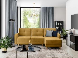 Wohnideebilder Roxi Gelb Ecksofas & Eckcouches CO-ROX-U-45LO