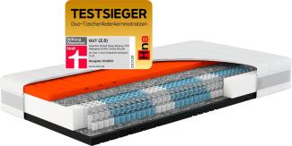 Taschenfederkernmatratze Sleep Balance TFK, Wendematratze mit 2 Härtegraden, Hn8 Schlafsysteme, 24 cm hoch, (1-tlg), in 90 x 200 cm und vielen weiteren Größen erhältlich