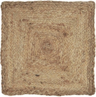 Platzmatte Tischmatte Tischset Platzset Natur Jute Quadratisch Laursen 65024-00