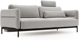 Selsey 'Solianero' 3-Sitzer-Sofa mit Schlaffunktion, hellgrau, 223 cm ca. 95 x 223 x 96 cm