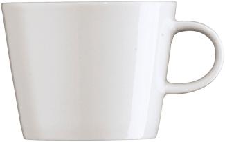 Arzberg Cucina Café-au-lait Tasse, Obertasse, Kaffeetasse, Milchkaffeetasse, Kaffeebecher, Kaffee Becher, Bianca, Porzellan, 420 ml, 42116-800001-14852