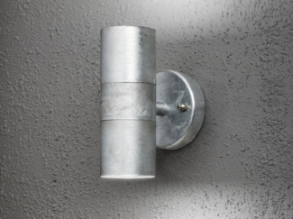 KONSTSMIDE No. 7571-320 Aussenwandleuchte Modena 2-flammig GU10 galvanisiert IP44