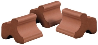 colourliving Blumentopfuntersetzer Füßchen für Blumenkübel 3er Set aus Ton, Blumentopf Füßchen glasiert, glasiert für ein elegantes Finish