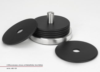 Untersetzer-Set JUSTINUS (BHT 10.50x7x10.50 cm)