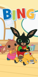 Bing Strandtuch Playing Together aus 100% Baumwolle 70 × 140 cm