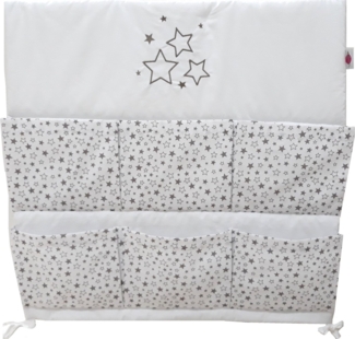 Babymajawelt Betttasche Organizer "STARS" 60x60 cm Aufbewahrung, Kinderbett, Spielzeug (1-tlg), Für Wickeltisch, Babybett, als Wandaufbewahrung, Spielzeugtasche