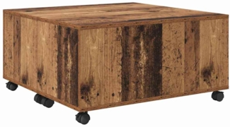 vidaXL Couchtisch Altholz 75 x 75 x 38 cm Holzwerkstoff 875480