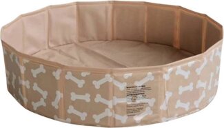Swim Essentials Pool Swim Essentials Hunde Pool Beige Knochen 80 cm