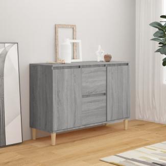 vidaXL Sideboard Grau Sonoma-Eiche 103,5x35x70 cm Holzwerkstoff 815163