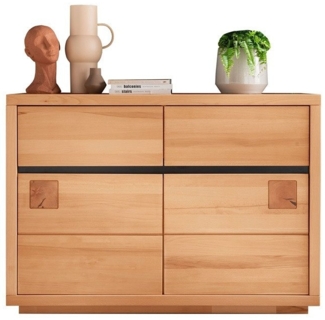 Sideboard 120x85cm "Bergamo" Kernbuche geölt WZ-0159