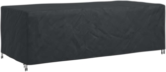 vidaXL Möbelbezug Uni Schwarz 300 x 110 x 70 cm 420D 4105844