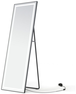 AQUABATOS Standspiegel moderner großer stehender Spiegel Flurspiegel Wandspiegel (Ganzkörperspiegel mit Beleuchtung, 50x150cm)