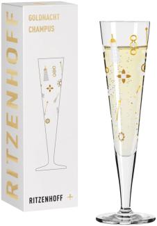 Ritzenhoff 1071040 Champagnerglas #40 GOLDNACHT Champus Nathalie Jean 2024 in Geschenkbox