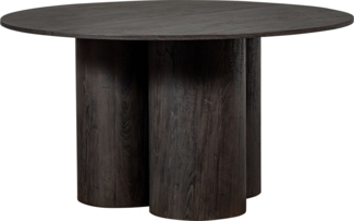 WOOOD Esstisch Oona, runde Form, deutlich sichtbarer Holzmaserung, H 75 cm x Ø 140 cm
