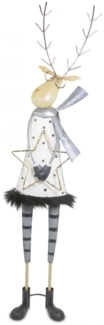 Riffelmacher Hirsch mit Stern beleuchtet LED 33 x 13.3 x 94.6 cm