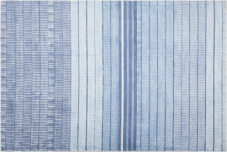 Teppich hellblau 160x230 cm Kurzflor YARDERE