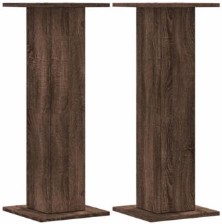 vidaXL Pflanzenständer 2 Stk. Eichen-Optik 30x30x80 cm Holzwerkstoff 3307870